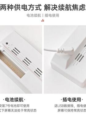 胖虎电子时钟摆台式客厅创意钟表摆放式座钟玄关电视柜装饰品摆件