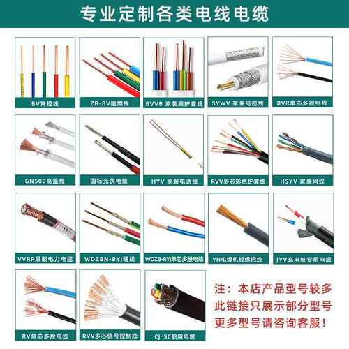 起帆电线 线电缆定制 询价报价 多种电缆虚拟超连结YJV - 图2
