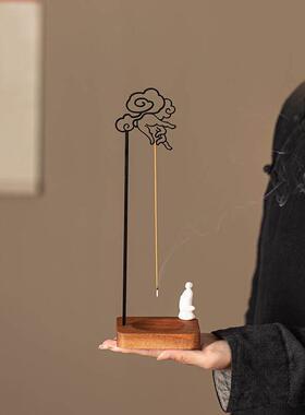 创意倒挂香插室内香薰挂XQ001式点香佛手线用插线香香盘香座家炉