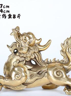 直供铜摆件铜貔貅 元宝貔貅 麒麟铜工艺品加工各种铜雕