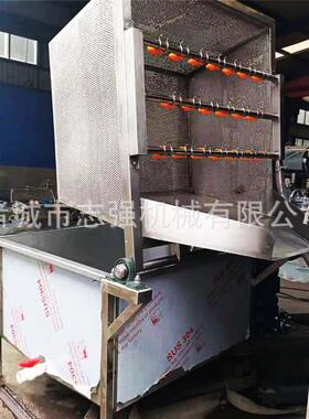 河南荠菜清洗成套流水线 滚杠深加工气泡清洗机 果蔬气泡清洗设备