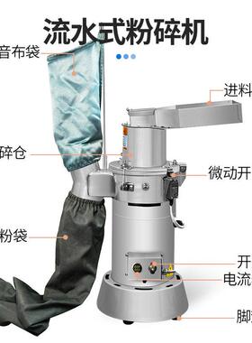 祥明DX磨-流水式粉25A连续02投料粉碎机锤式材打粉机流水式60-0目
