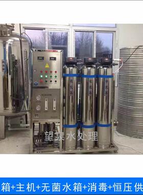 工业商用净水器ro反渗透级水处理设备大流量双级反渗透纯水设备