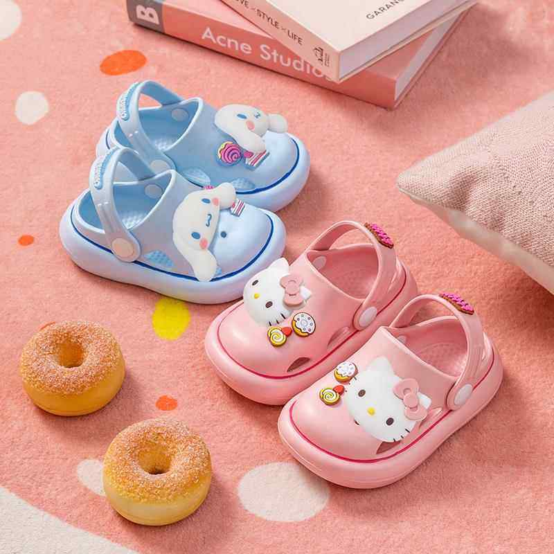 三丽鸥儿童洞洞鞋2025新款女童凉鞋夏季外穿防滑沙滩鞋宝宝凉拖鞋,淘宝优惠券,粉丝福利购,淘宝优惠卷