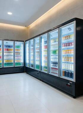凌雪除雾门-25玻璃门速冻柜风冷立式冰柜商用低温冷冻冷藏展示柜