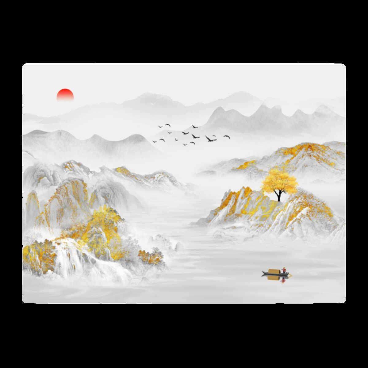 中式山水大气意境墙布电视背景墙壁纸2025年新款客厅沙发定制壁画,淘宝优惠券,粉丝福利购,淘宝优惠卷