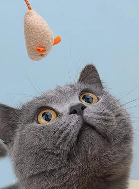 3/7PCS Interactive Plush Rat And Cat Toys With Durable Linen