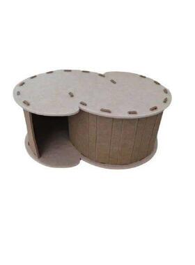S-shaped Felt Cat Tunnel Bed Scratch Resistant Detachable