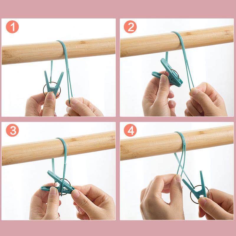 索带夹防风夹子晾衣架宿舍家用塑料带绳内衣袜子晾晒夹子衣服固定,淘宝优惠券,粉丝福利购,淘宝优惠卷