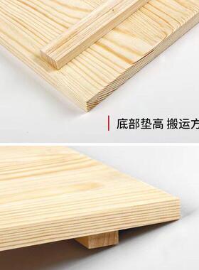 陶艺泥工板陶泥木垫板陶瓷雕塑底座可加logo正方形实木板泥塑工具