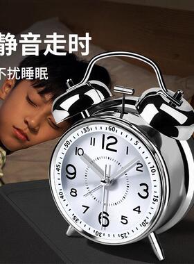 闹钟学生专用起床神器2025新款机械初高中老人强力叫醒充电小闹铃