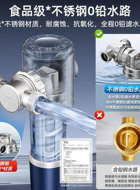 全屋大流量万向前置过滤器旋转中央净水机净水器健康水
