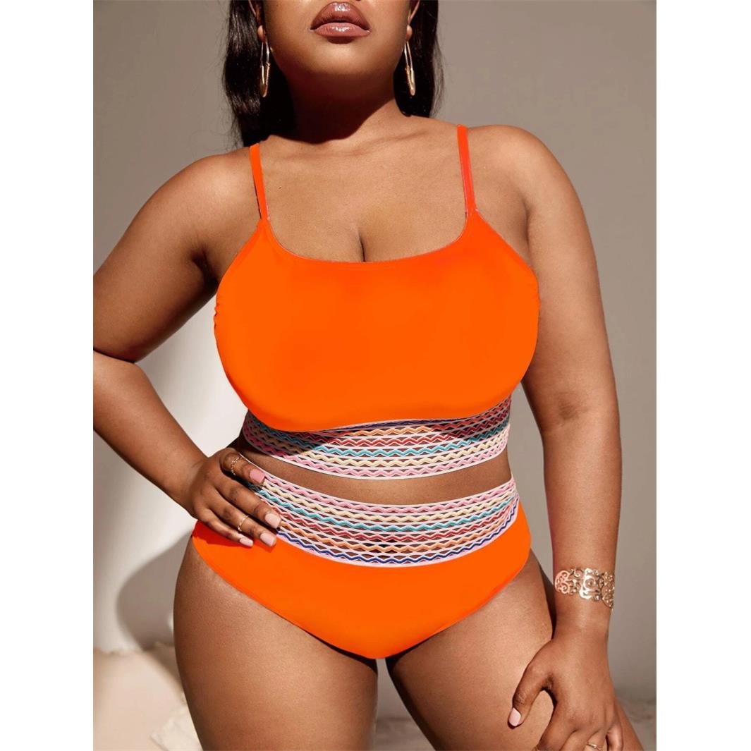 tube swimsuit top waist piece womens high Sexy three bikini - 图2