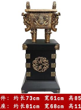 日本品质新款聚宝盆树脂工艺品 客厅书房招财文艺摆件乔迁树脂装