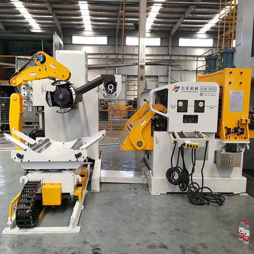 冲压三合一伺服送料机厂家直销100-600mm卷材开卷整平送料设备 - 图0