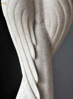 高档守护使书装饰摆件客厅房创意人物雕古像工艺品欧式复家居饰天