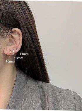 1 Pair Ear Cuff Fake Hoop Earrings Man Wiout Drilling Ear