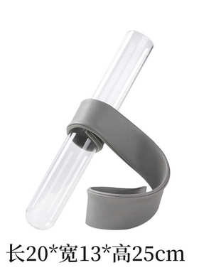 玻璃样板间皮套简约装饰品餐厅客厅摆件售楼处花插托盘创意现代