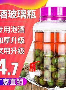 泡酒瓶玻璃空瓶密封罐酒罐子酒坛子泡菜坛子腌菜罐泡酒玻璃瓶