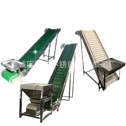 食品化工皮带爬坡输送机大倾角运输皮带上料机带式裙边输送设备 - 图3