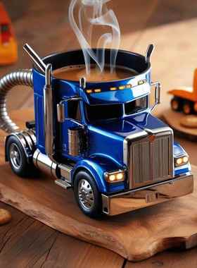 2025树脂工艺品水杯摆件卡车仿真水杯摆件创意家居摆件