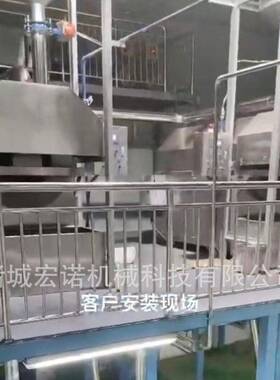小麦麸皮小麦胚芽炒电磁货筒炒锅 商用宏诺芝麻货流水线 鱼饵料滚
