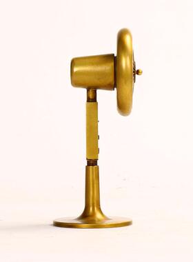 批量品礼353销售金迷你台式小铜风扇属制造家居客厅装饰品摆件