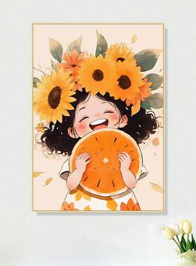 向日葵卧室客厅装饰画房间壁画沙发背景墙挂画艺术摆画饭厅