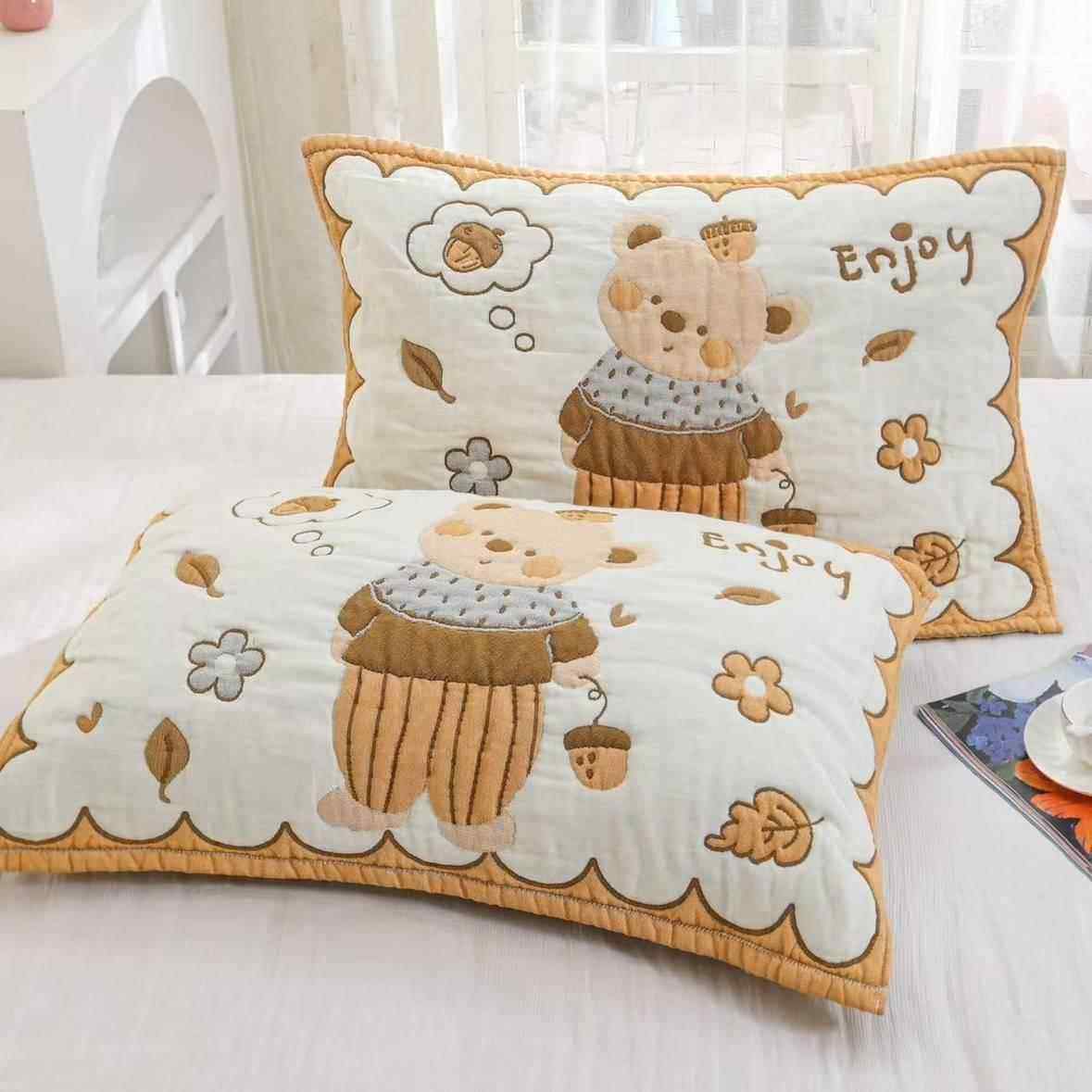 新款云朵泡芙纯棉枕巾一对装加大加厚全棉纱布高档枕头巾柔软吸汗,淘宝优惠券,粉丝福利购,淘宝优惠卷