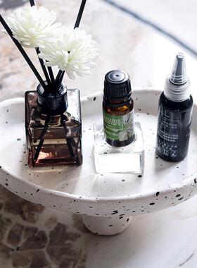 创意北欧简约豆豆三脚托盘ins风家居装饰玄关香薰饰品收纳盘摆件