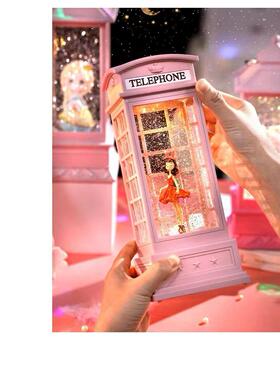 芭蕾公主风灯礼物八音盒摆件D1411【鹿儿岛】