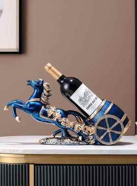 马到功轻奢葡萄红酒架子饰客厅摆酒成柜装品件大F8757M6J气上档次