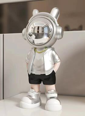 轻奢创意太空宇航员摆件手办家居客厅电视柜玄关桌面装饰品儿童节
