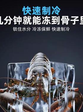 立式低温速冻瞬冷冻冰柜商用家用急冻锁鲜柜火锅食材海鲜大容量