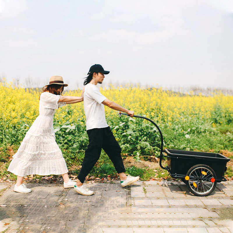 拖斗露营车摩托车拖车骑行车斗宠物小拖斗车单车牵引车后斗亲子,淘宝优惠券,粉丝福利购,淘宝优惠卷