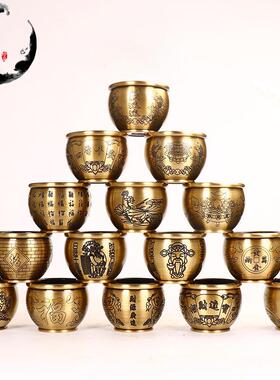 直供工品纹路清做晰旧仿古缸铜样式多样家艺居装330饰品铜摆件