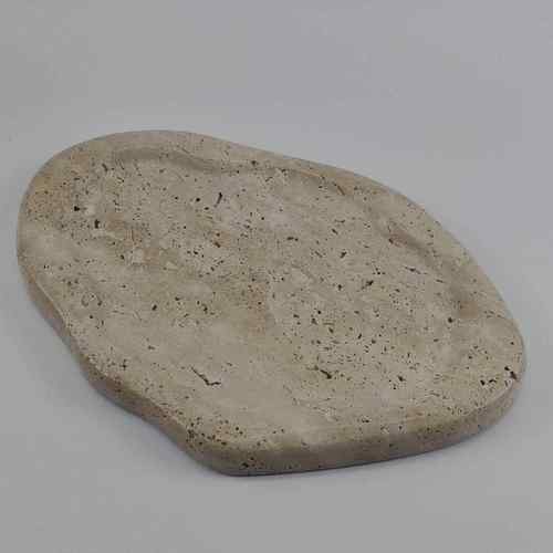 米黄洞天然大理石云朵托盘设计摆件家居珠宝首饰收纳盘装饰饰盘 - 图2