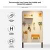 Desktop vertical hole board table storage rack office computer desk desk storage and organization artifact office workstation