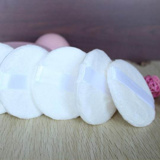 3个装婴儿爽身粉粉扑 宝宝痱子粉专用海棉绒毛手套式超柔软面扑
