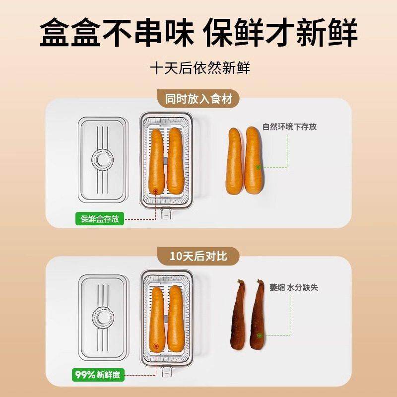 冰箱收纳盒食品级保鲜盒厨房专用整理神器鸡蛋水果蔬菜冷冻分装盒,淘宝优惠券,粉丝福利购,淘宝优惠卷