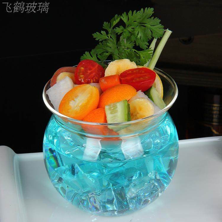 特色凉菜分子料理水果沙拉纯色耐热玻璃三角碗套装鸡尾酒干冰餐具,淘宝优惠券,粉丝福利购,淘宝优惠卷