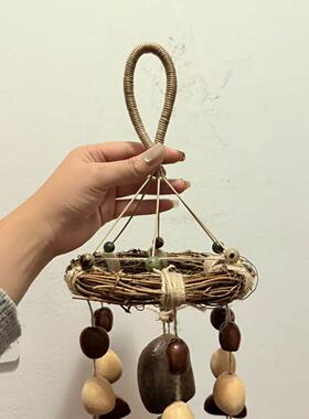 果壳风铃diy手工材料包制作音束摇铃挂件印尼黑果果壳自制配件包