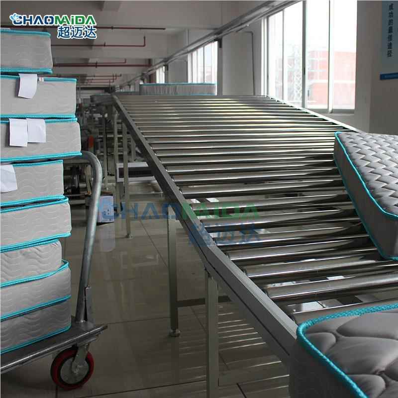 软床流水传床生产线垫席梦思组装流水线线滚筒包装输送10015机小 - 图0