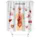 Popular Science Interesting Chemical Element Period Table Sheldon Polyester Fiber Cloth Waterproof and Mildew-proof Shower Curtain 190 Customized