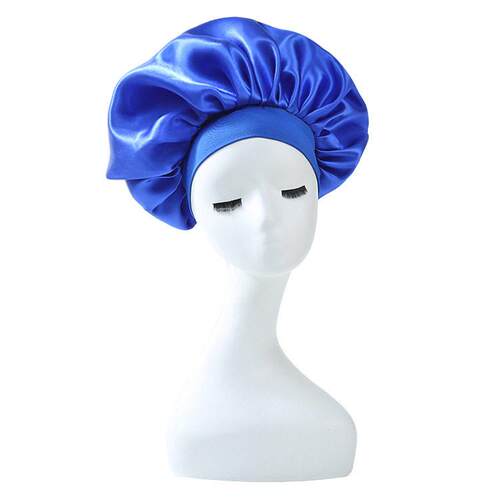 Baby Silky Satin Bonnet Sleep Cap Children Girl Night Turban - 图1