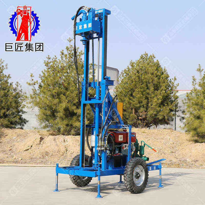 巨匠家用轮式柴油打井机 民用水气两用钻机顶驱液压水井钻机,淘宝优惠券,粉丝福利购,淘宝优惠卷