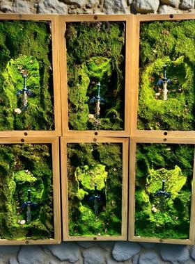 原创纯手工大师之剑书桌摆件充电灯光竹盒创意礼物