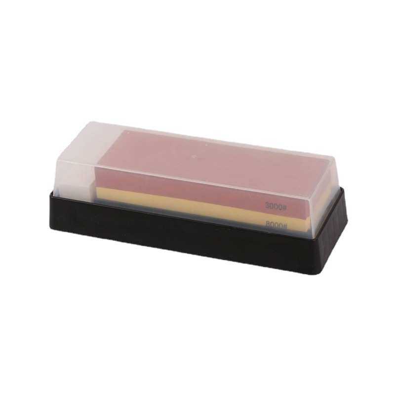 厨房磨刀白刚玉磨刀石 双面油石磨石 双快带塑料底座套装现货批发,淘宝优惠券,粉丝福利购,淘宝优惠卷