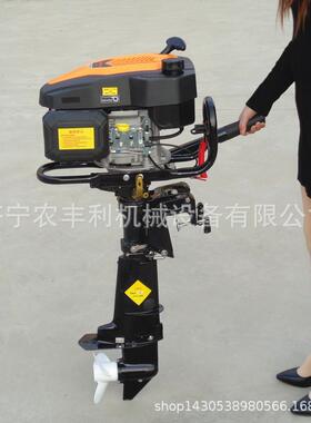 瓦房店市船挂机小型渔船挂桨机家用汽油挂桨小型船尾机推进器