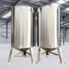 Stainless steel storage tank vertical horizontal wine storage tank oil tank white steel sealed fermentation tank food machine commercial